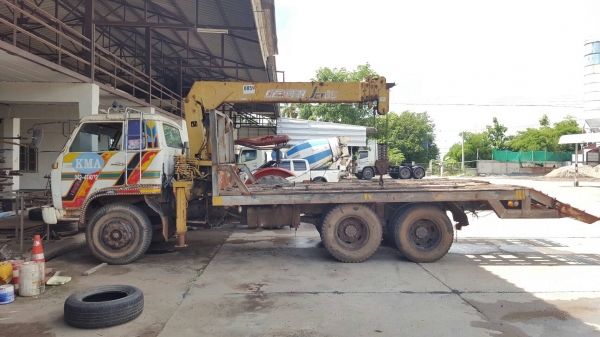ขาย เทนเลอร์ 10 ล้อ ISUZU JCM เพลาเดียว ติดเครน 3.5 ตัน 5 ปลอก เครื่อง EH700 168 แรงม้า พาวเวอร์ ทะเบียนครบ