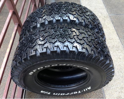 ยาง All BF Goodrich 31 10.5 R15 ดอกเต็มติดหนวด ราคาไม่แพง