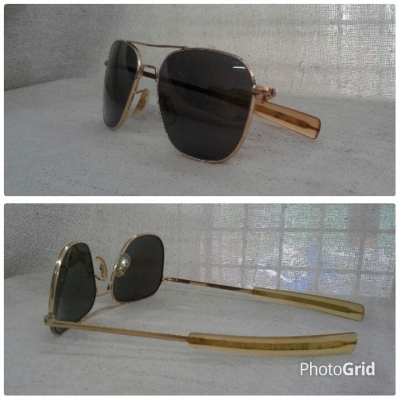 แว่นตาเสืออากาศยุค 1960s  ตัวบิดา!  Original COMMAND / USA 23K  เวรี่บิ๊กไซซ์!