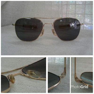 แว่นตาเสืออากาศยุค 1960s  ตัวบิดา!  Original COMMAND / USA 23K  เวรี่บิ๊กไซซ์!