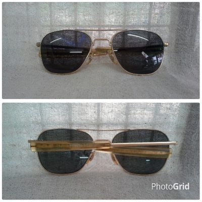 แว่นตาเสืออากาศยุค 1960s  ตัวบิดา!  Original COMMAND / USA 23K  เวรี่บิ๊กไซซ์!