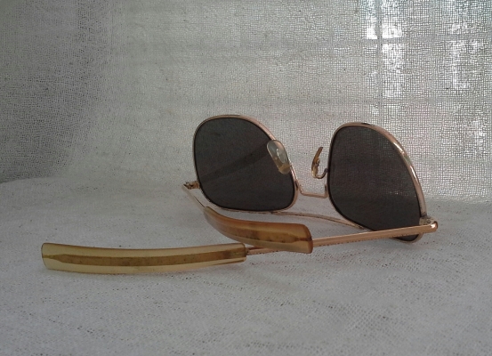 แว่นตาเสืออากาศยุค 1960s  ตัวบิดา!  Original COMMAND / USA 23K  เวรี่บิ๊กไซซ์!