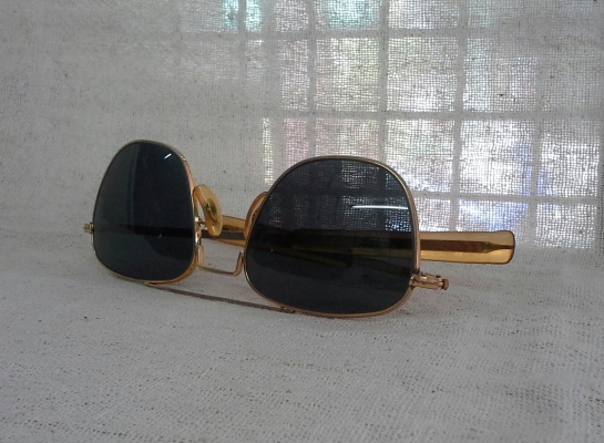 แว่นตาเสืออากาศยุค 60s  ตัวเทพบุตร!  Original COMMAND / USA 23K  ไซซ์หล่อ!