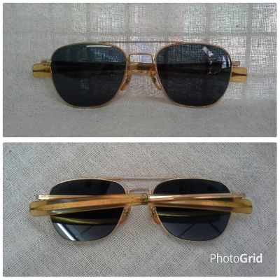 แว่นตาเสืออากาศยุค 60s  ตัวเทพบุตร!  Original COMMAND / USA 23K  ไซซ์หล่อ!