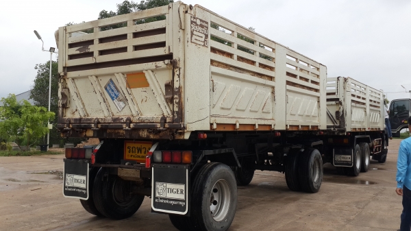 ขายด่วนรถพ่วง360แม่ลูกๆสองเพลา สามิตรรอนเเฉียง สภาพพร้อมใช้สุดๆจัดแนนท์ได้โทร0843923995 ไอดีไลน์0801515451