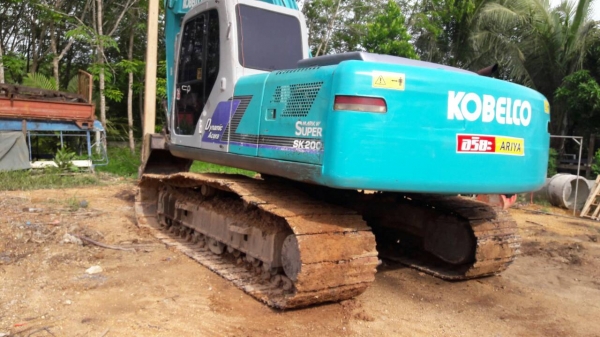 ขายรถแบคโฮ KOBELCO SK200-6 YN10 เอกสารใบแจ้งจำหน่าย ราคา 1650000