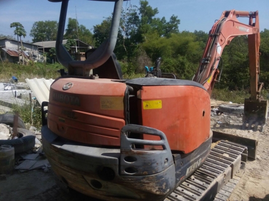 ขายรถแบคโฮ KUBOTA KX913 ขนาด 3 ตัน เอกสารเล่มทะเบียน ราคา 450000