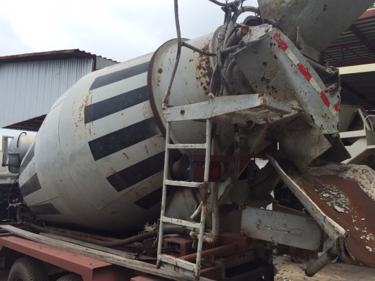 ขายรถบรรทุก 10 ล้อโม่ปูน HINO MEGA 320 แรงม้า ชุดโม่เป็นปั๊มของจีน ราคา 1400000