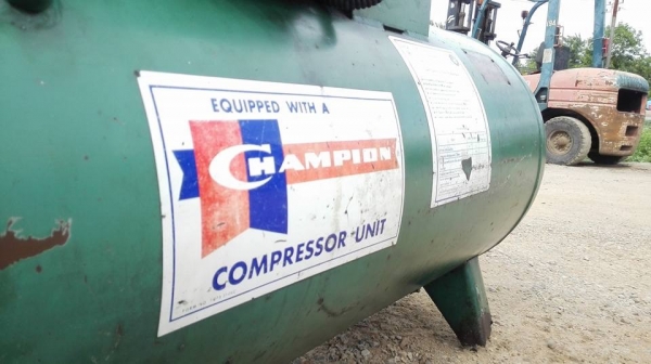 ** SOLD ** ปั้มลมแชมเปี้ยน Champion 5 HP รุ่น PL-15 ปั้มดับเบิ้ลสเตทฟรีโหลด รุ่นท้อปหายากสภาพสมบูรณ์มาเทสได้!!