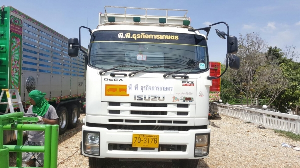 ขายด่วนรถ 10ล้อดัมพ์  ISUZU FXZ360 EURO 3 ปี 2555 กระบะบรรทุกคอกเกษตรอลูมิเนียม 360แรงม้า สภาพสวยจัด  มือเดียวออกห้าง