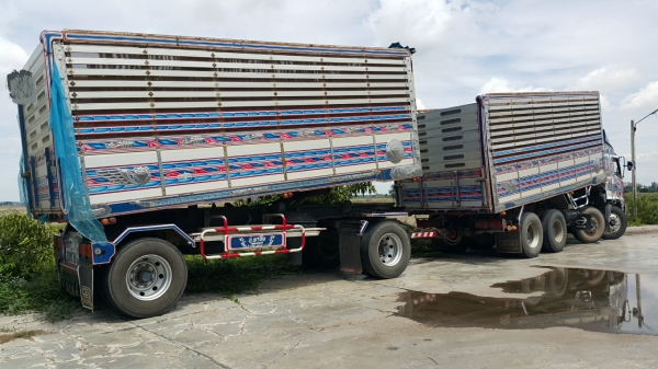 ขายรถพ่วง 20 ล้อ แม่-ลูก กระบะเนียมคอกเกษตรดั้ม อู่.พรชัย HINO 260 ปี.48 รถสวย ราคา ต่อรอง