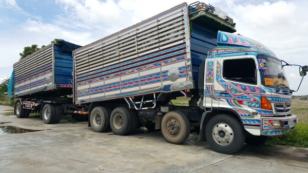 ขายรถพ่วง 20 ล้อ แม่-ลูก กระบะเนียมคอกเกษตรดั้ม อู่.พรชัย HINO 260 ปี.48 รถสวย ราคา ต่อรอง