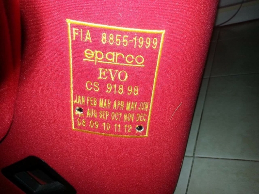 ขายเบาะ sparco evo