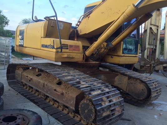 รถแบคโฮ PC200-7 ปี 2005 ทำงานนาน 20900 ชม. เอกสารเล่มทะเบียนพร้อม รถสวยเต็ม