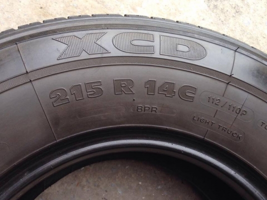ยาง MICHELIN XCD 215 R 14 ปี 13 2 เส้น 2200  สภาพสวยๆไม่บวมไม่กินข้างดอกยางเหลือเยอะเอาไปวิ่งกันใด้อีกยาวค่ะ