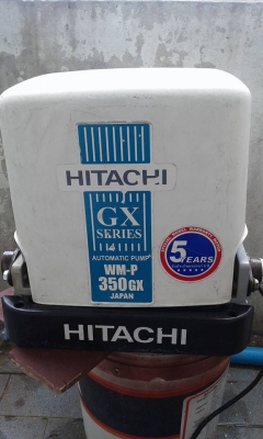 ปั๊มน้ำอัตโนมัติ แรงดันคงที่ Hitachi 350 W. พร้อมใช้งาน