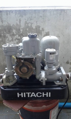 ปั๊มน้ำอัตโนมัติ แรงดันคงที่ Hitachi 350 W. พร้อมใช้งาน