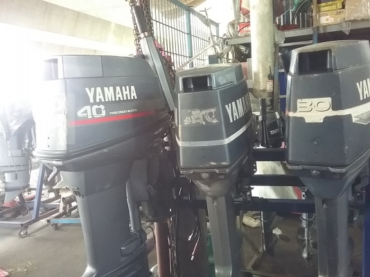 ขายเครื่องysmaha 40 hp หาง21"