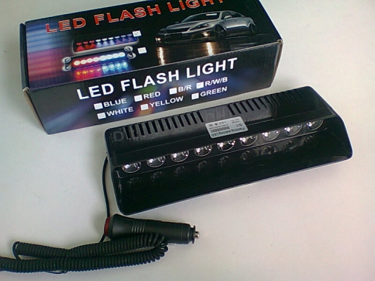 ไฟขอทางไฟฉุกเฉิน LED ติดกระจกรถยนต์