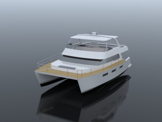 ขายเรือ Catamaran หล่อใหม่ 45ฟุต