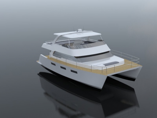 ขายเรือ Catamaran หล่อใหม่ 45ฟุต