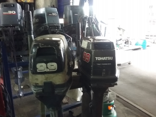ขายเครื่อง  tohatsu 9.9 hp