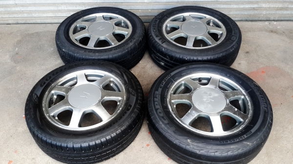 ล้อ Honda ขอบ 15 4รู114 แถมยางพร้อมใช้งาน