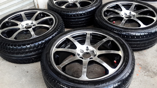 Model 8 ขอบ 17 4รู100/114 พร้อมยาง Model 8 ขอบ 17 4รู100/114 พร้อมยาง