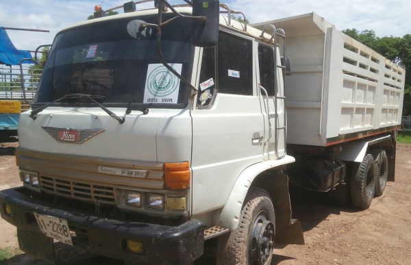 สิบล้อ ฮีโน่ FM187LA HO7D-195โบว์ สโลส์ 2เพา สภาพดีพร้อมใช้งาน ทะเบียนพร้อมโอน