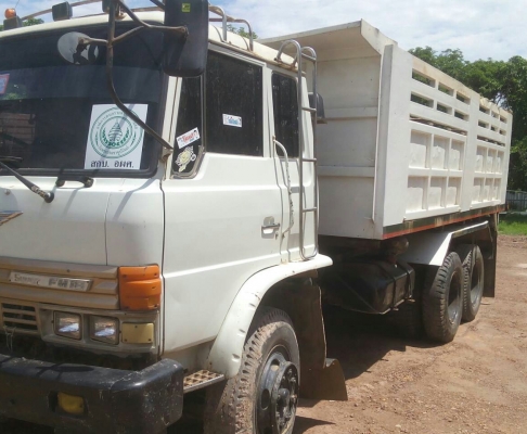 สิบล้อ ฮีโน่ FM187LA HO7D-195โบว์ สโลส์ 2เพา สภาพดีพร้อมใช้งาน ทะเบียนพร้อมโอน