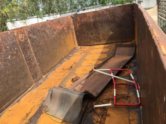 ขายกะบะดั้ม กะบะเหล็ก อู่พนัส กะบะพร้อมกระบอก ปั๊มปั่น อุปกรณ์ ครบพร้อมใช้งานถอดลงจากHino380