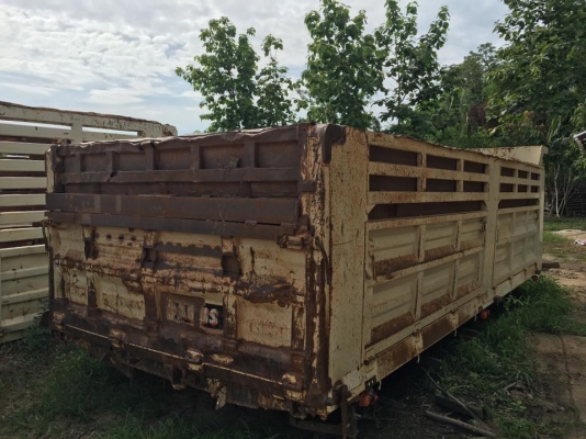 ขายกะบะดั้ม กะบะเหล็ก อู่พนัส กะบะพร้อมกระบอก ปั๊มปั่น อุปกรณ์ ครบพร้อมใช้งานถอดลงจากHino380