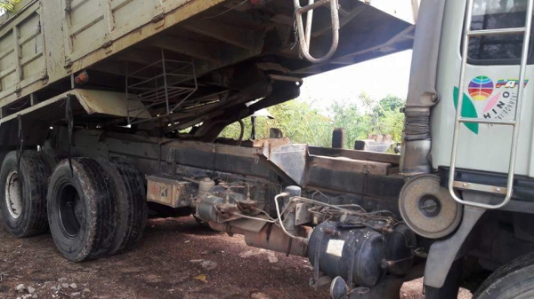 Hino FM3m 2เพลาดัมพ์ กระบะ5.8ม.980,000 ธนากร0891446662