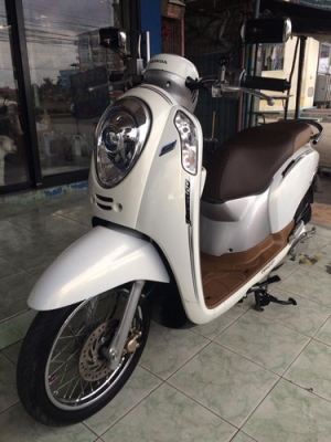 Honda Scoopy i ลาย คลาสสิค รถปี57 รถสวย หัวฉีดประหยัดน้ำมัน