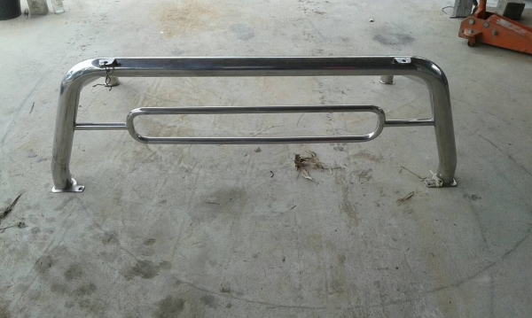 โรลบาร์ใส่ไมตี้แค๊ป สภาพสวยเลยคะ สแตนเลส ไม่สนิม ไม่บุบเยอะ