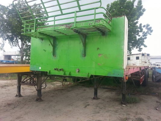 ขายหางกระบะบรรทุก 3เพลา แท้  อู่พานทองทรัค