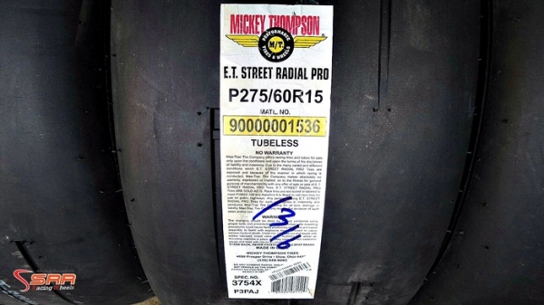 ยาง DRAG MICKEY THOMPSON 275/60R15 ปี16