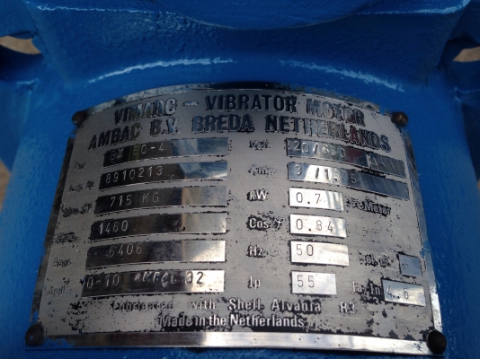 ขายมอเตอร์สั่น-เขย่า Vimarc vibrator 1HP. 380V made in Natherlands สภาพสวยเดิมๆ(ทำสีใหม่) วิ่งนิ่ม สั่นแรง พร้อมใช้งาน ขายมอเตอร์สั่น-เขย่า Vimarc vibrator 1HP. 380V made in Natherlands สภาพสวยเดิมๆ(ทำสีใหม่) วิ่งนิ่ม สั่นแรง พร้อมใช้งาน