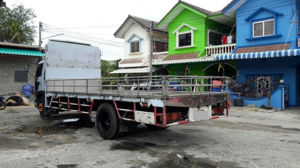 รถบรรทุก 6 ล้อพื้นเรียบ HINO  รุ่น  FF1JMKA  เครื่อง  210 แรงม้า