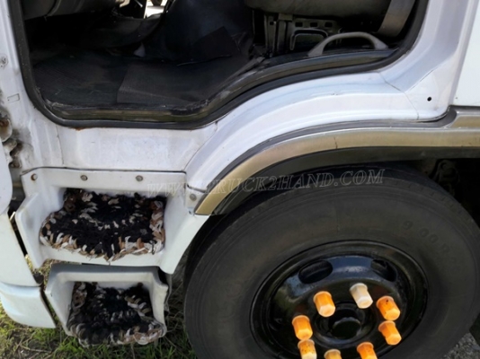 รถบรรทุก 6 ล้อพื้นเรียบ HINO  รุ่น  FF1JMKA  เครื่อง  210 แรงม้า