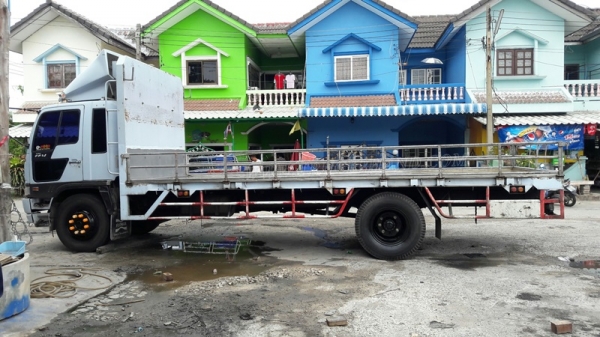 รถบรรทุก 6 ล้อพื้นเรียบ HINO  รุ่น  FF1JMKA  เครื่อง  210 แรงม้า