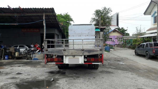 รถบรรทุก 6 ล้อพื้นเรียบ HINO  รุ่น  FF1JMKA  เครื่อง  210 แรงม้า
