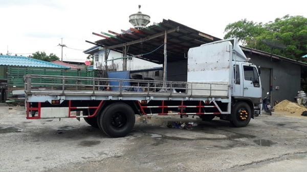 รถบรรทุก 6 ล้อพื้นเรียบ HINO  รุ่น  FF1JMKA  เครื่อง  210 แรงม้า