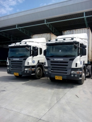 ขายด่วน scania 6ล้อ ปี55 2คัน พร้อมหาง4หาง ตู้คอนเทนเนอร์ยาว12เมตร 2ตู้