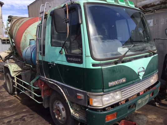 รถโม่ปูน HINO เครื่อง HO7D โม่3คิว