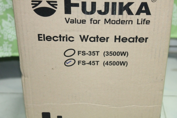 เครื่องทำน้ำอุ่นยี่ห้อFUJIKA รุ่น FS-45T ขนาด 4500วัตต์ เครื่องทำน้ำอุ่นยี่ห้อFUJIKA รุ่น FS-45T ขนาด 4500วัตต์