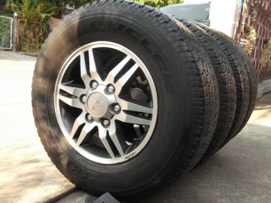 ล้อ16 ISUZU MU7 6รู + ยาง Bridgestone 245/70/16 ปี10