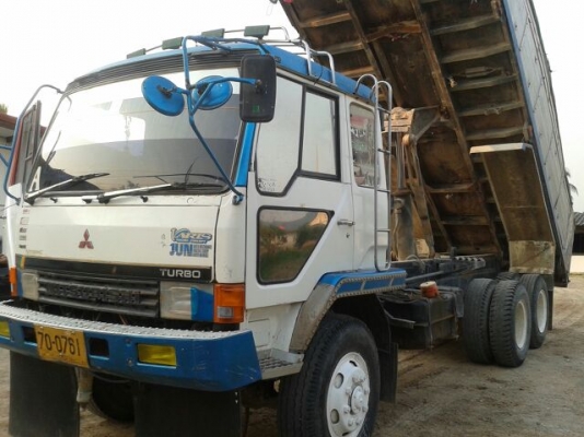 ขายด่วน MITSUBISHI FN527MTF1550สองเพลาดั้มสภาพพร้อมใช้ โทร 0801515451 0811838154