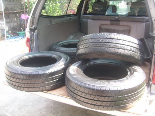 ขายยาง บริดสโตน 4เส้น ดอกเยอะ