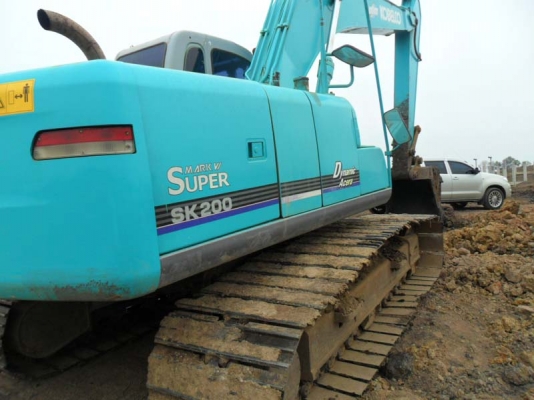 Kobelco SK200 Mark 6 YN10 Supper เก่าในใบแจ้งจำหน่าย พร้อมใช้ Kobelco SK200 Mark 6 YN10 Supper เก่าในใบแจ้งจำหน่าย พร้อมใช้
